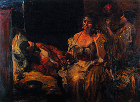Max Slevogt (“Scheherezade tells her stories,” painting by Max Slevogt. Public domain in the U.S.)